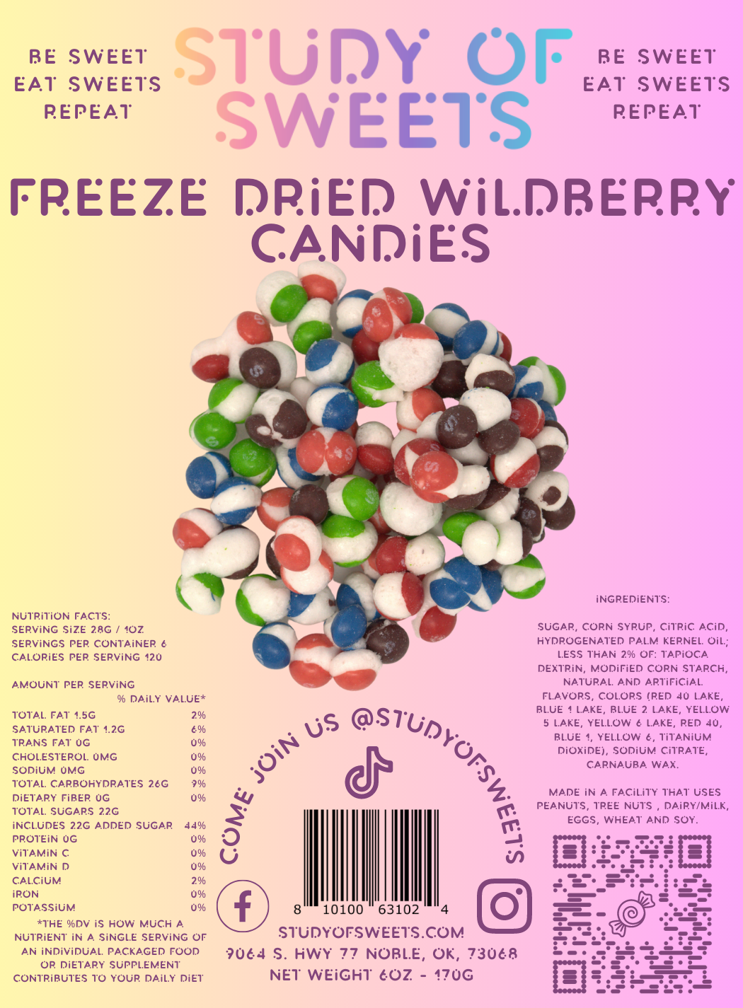 Freeze Dried Fruity Candy