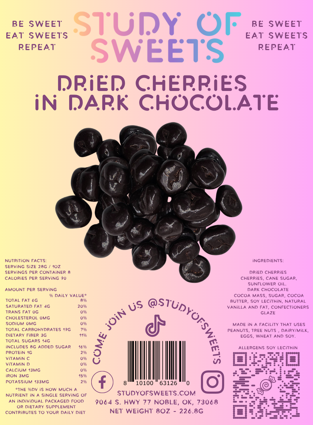 Chocolate Dipped Dried Fruits